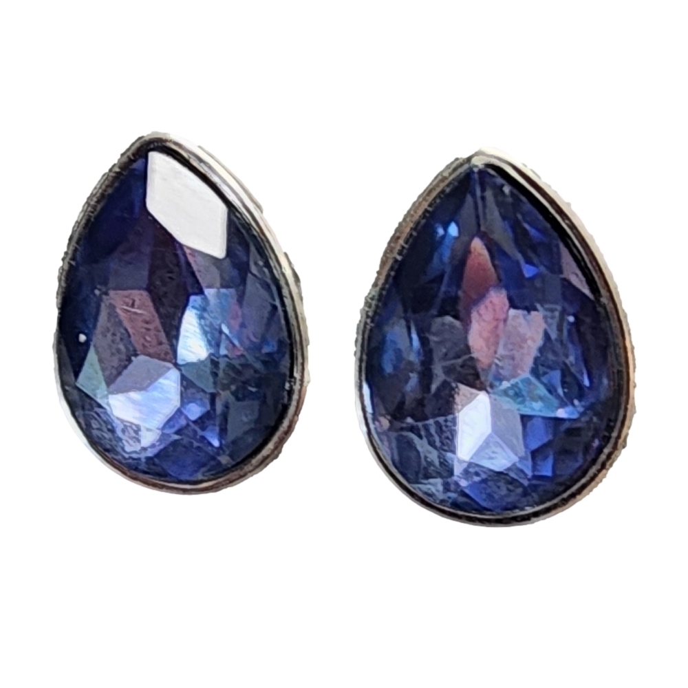 Blue Teardrop Earrings